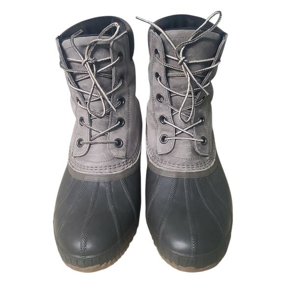 Sorel Men's Cheyenne II Lace Duck Boot Gray Quarry Size 12 - Picture 3 of 8
